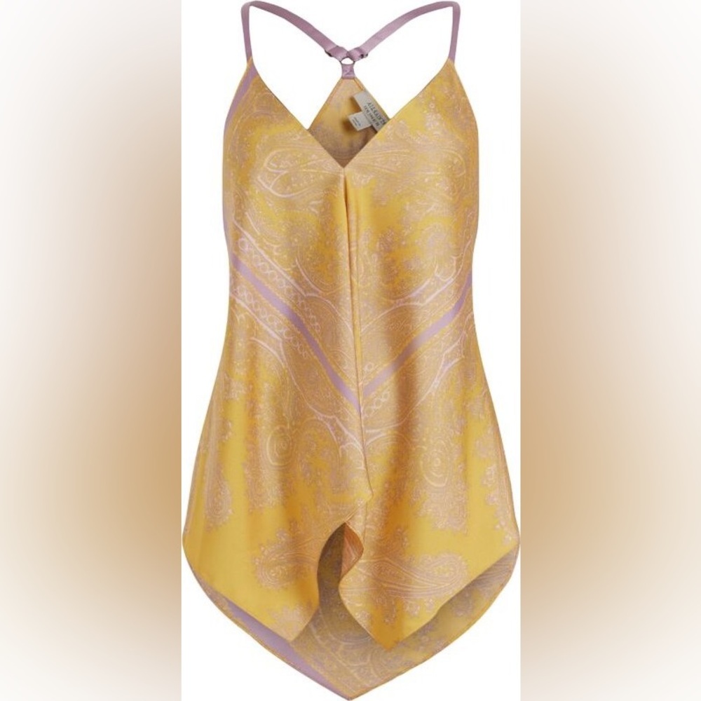All Saints Paisley Tank Top